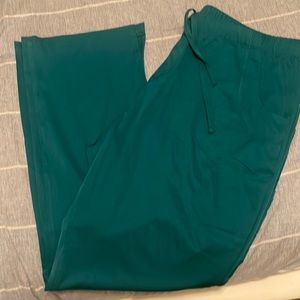 Healing Hands Hunter green scrub pants